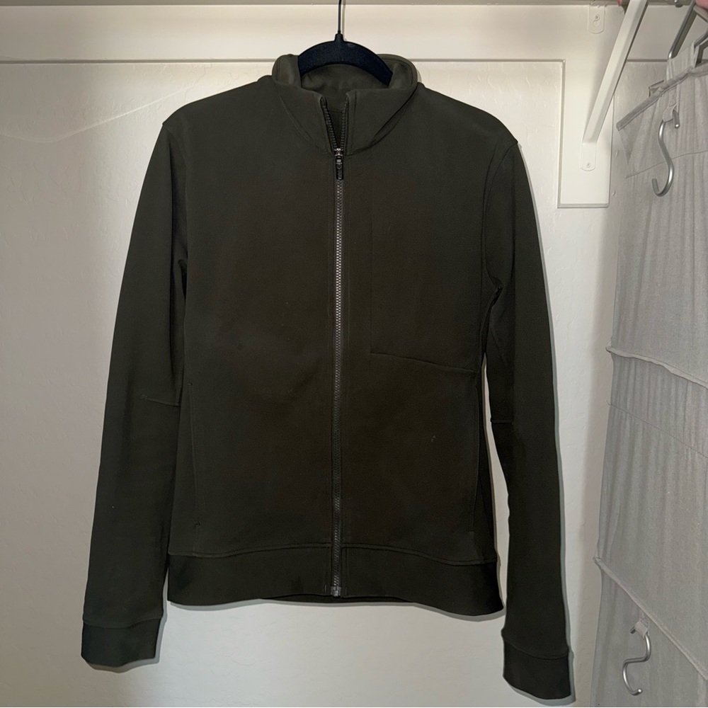 Lululemon Mens Green Zip Up Sweater